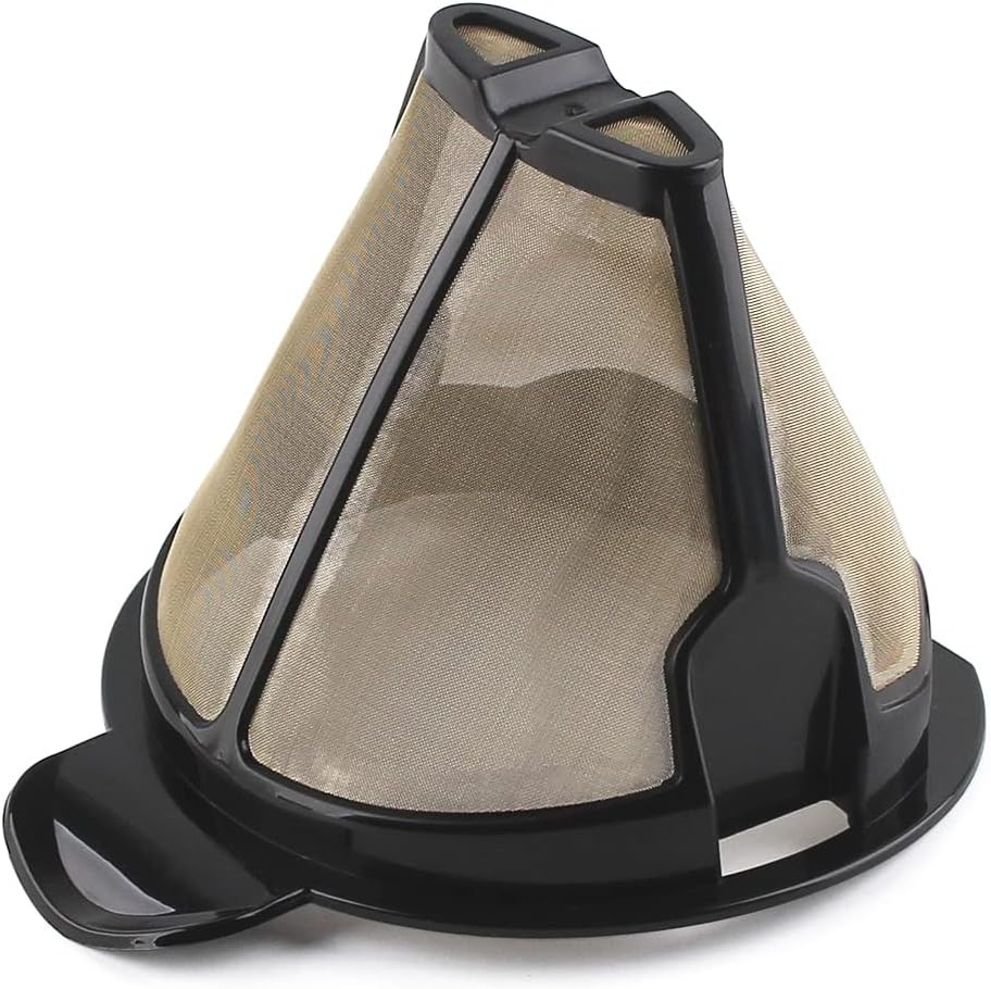 Replacement Parts Cone Reusable Coffee Permanent Filters, Compatible with Ninja