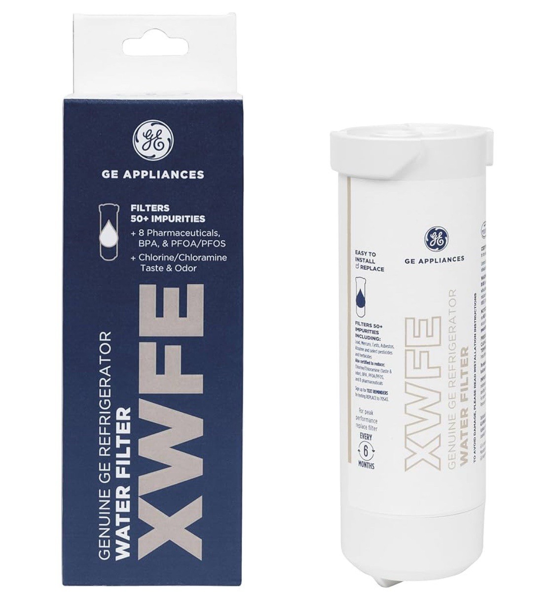 GE XWFE Refrigerator Water Filter, Genuine Filter. Without the chip.New