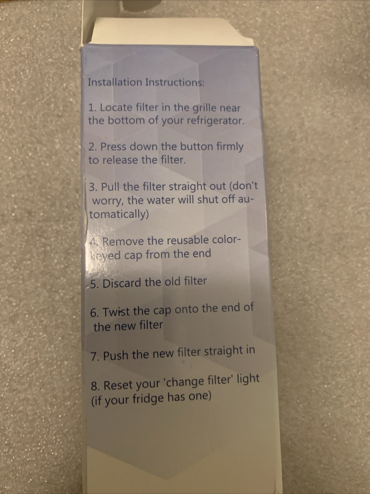 Refrigerator Water Filter for Frigidaire Kenmore ULTRAWF 469999 NEW