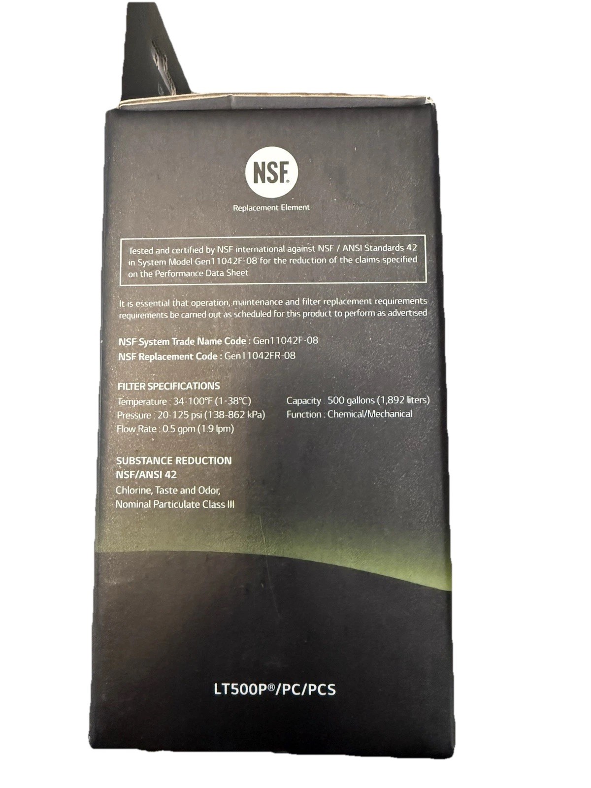 LG Water Filter LT500P/PC/PCS Replacement Cartridge