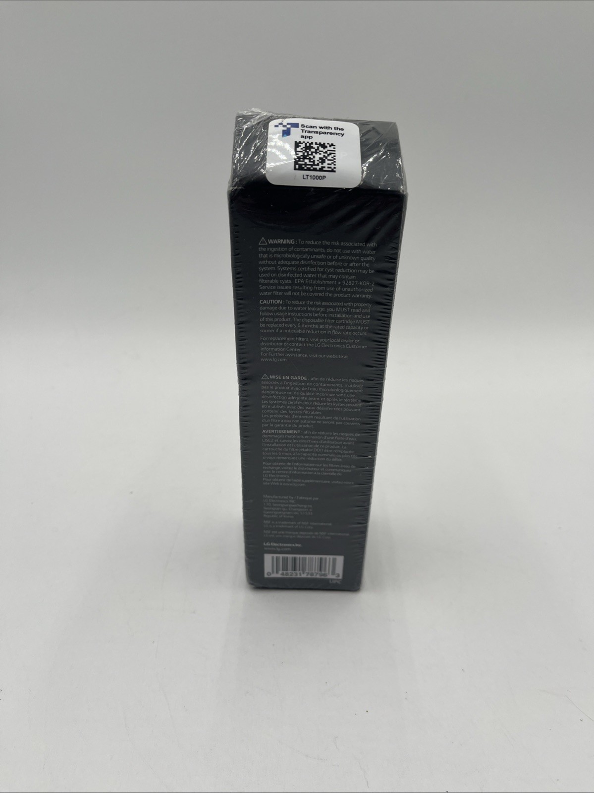 LG Water Filter Replacement Cartridge LT1000P/PC/PCS. New Sealed Free Shipping