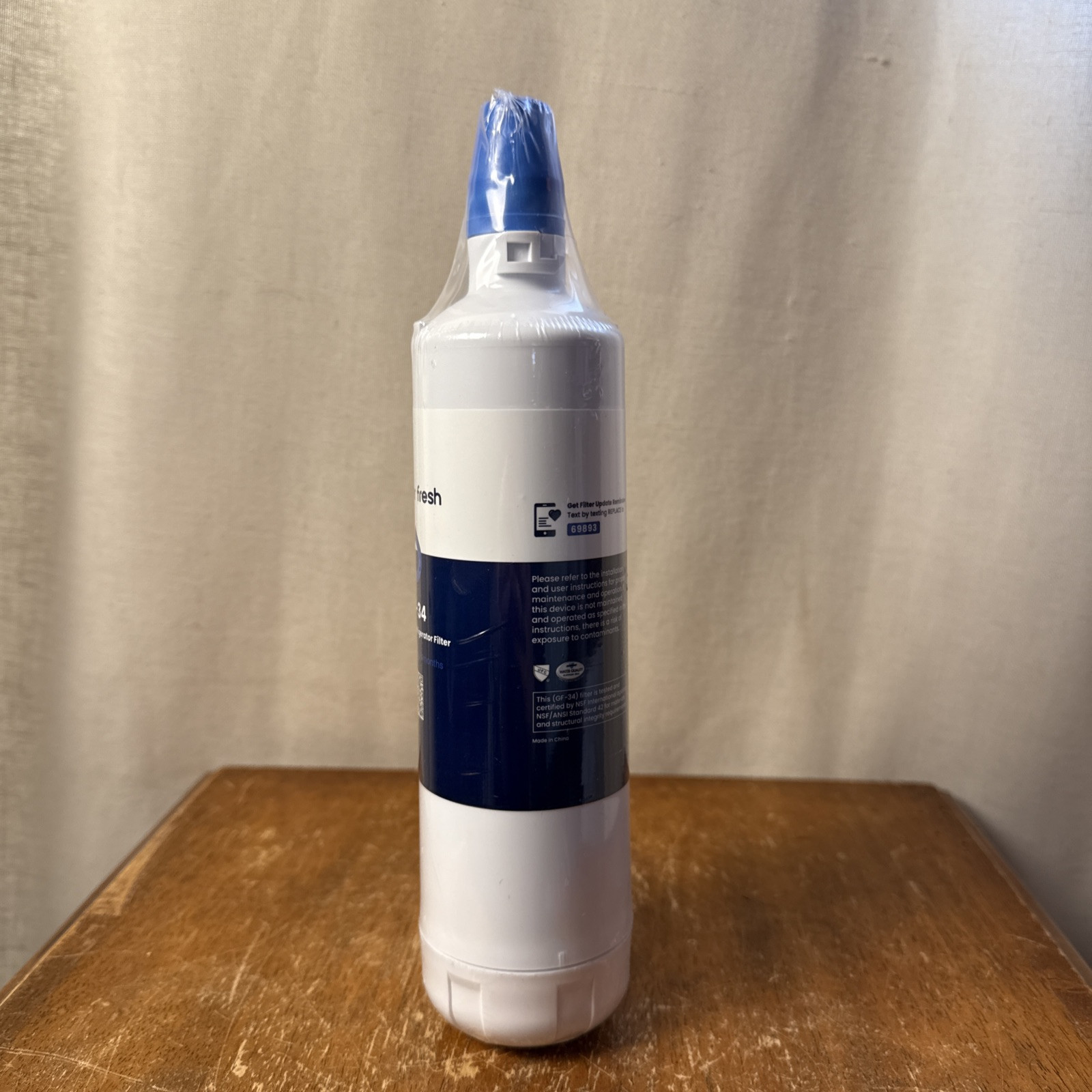 Glacier Fresh water filter GF-34 Replaces Sub-zero 7012333, UC15, UC15L SEALED