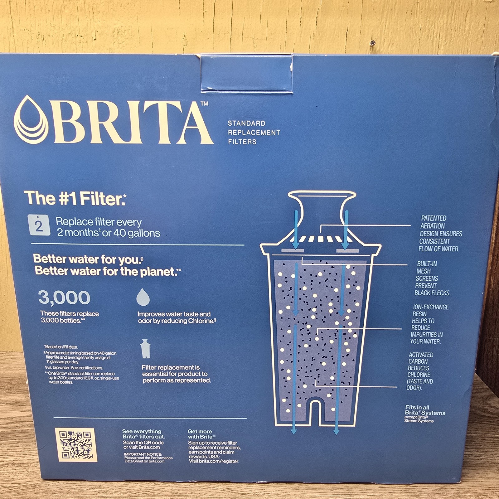 Brita Standard Water Filter Replacement 9 Pack Genuine OEM Filters Item 987554
