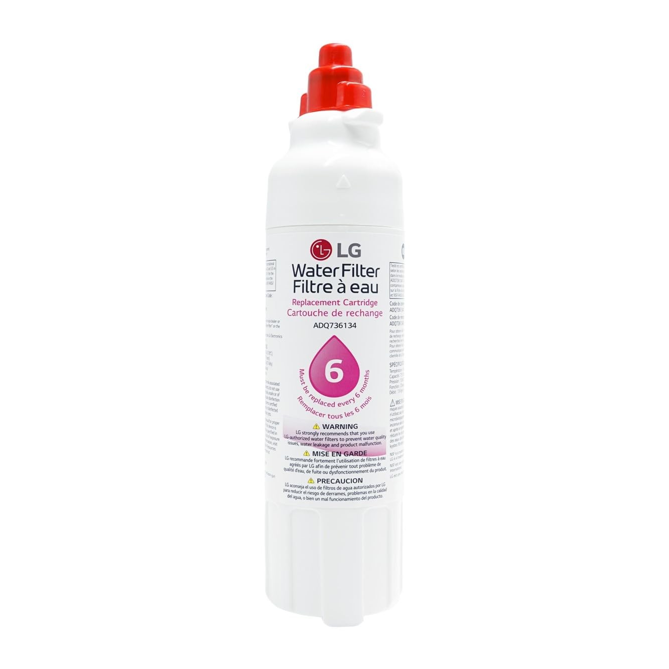 LG 6-Month Twist-in Refrigerator Water Filter