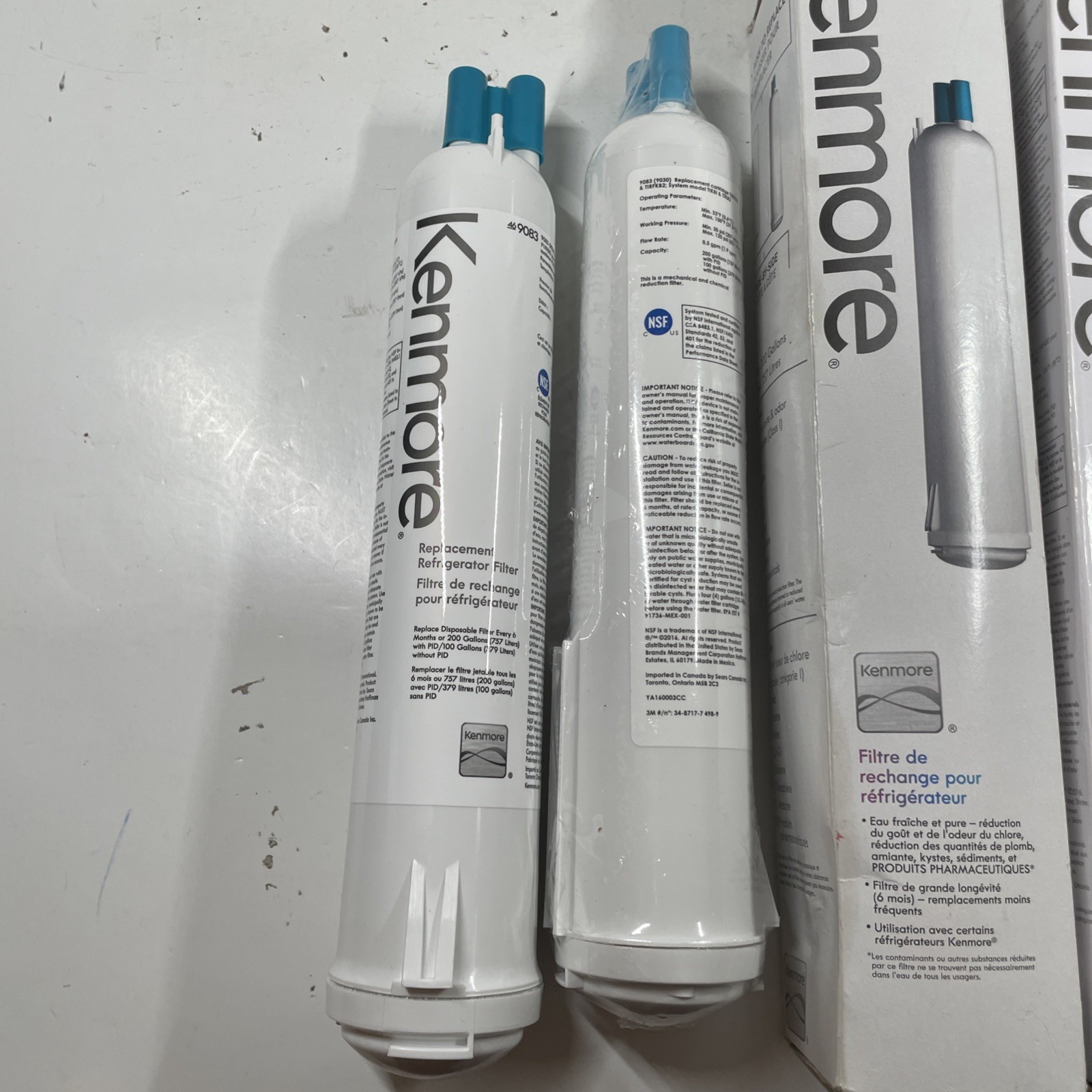 (4) (READ DESCRIPT) Genuine Kenmore Refrigerator Water Filter 460-9083 46-9083