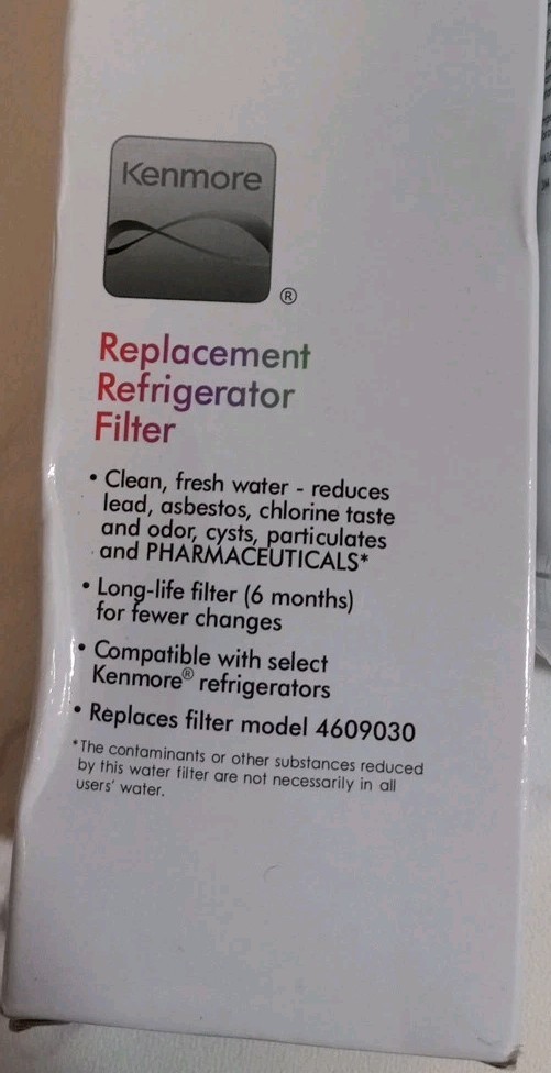 Kenmore Replacement Refrigerator Water Filters 460-9083 New Lot Of 2(1 w/o Box)