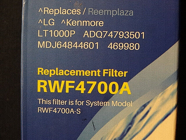 IcePure RWF4700A Water Filter for LG Kenmore – White Factory Sealed