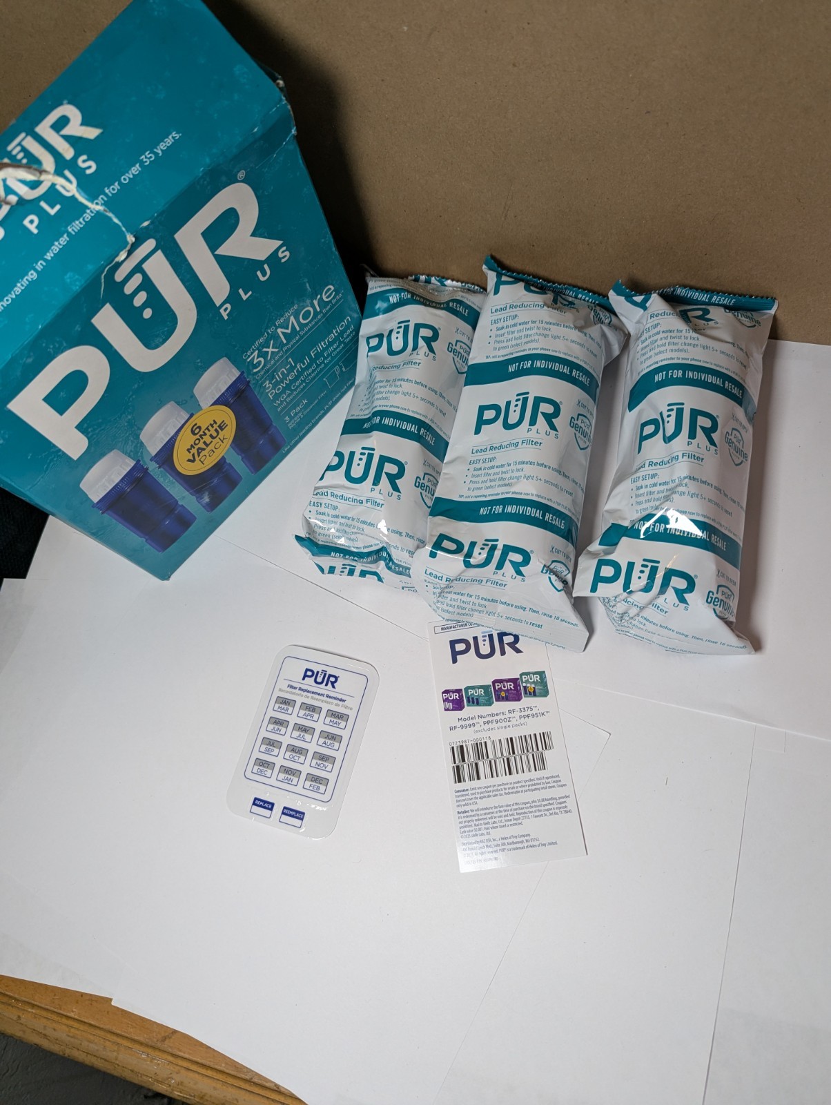 Pur Ppf951k3 Replacement Filter, 3 Count, Blue