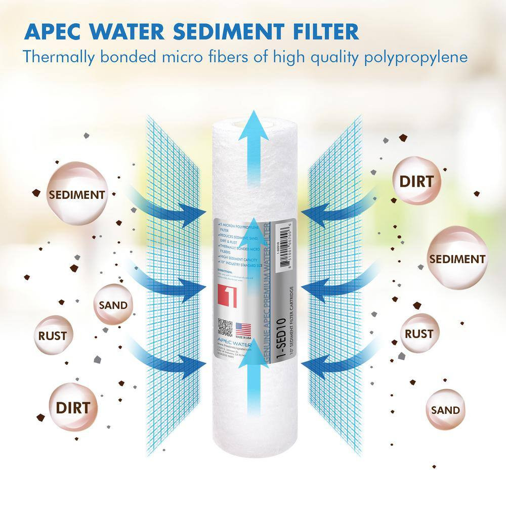 Ultimate 10 In. 5-Micron Sediment Replacement Filter
