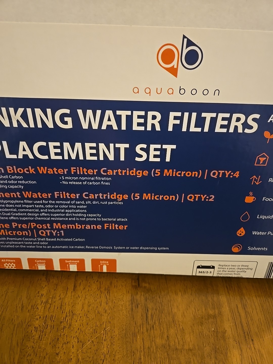 7 PACK RO Filters Premier 1-Year 5-Stage Reverse Osmosis Replacement Filter Kit