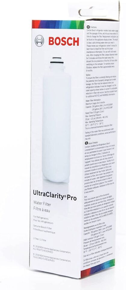 BOSCH, BORPLFTR55, RA450022, REPLFLTR55 UltraClarity Pro Water Filter Cartridge