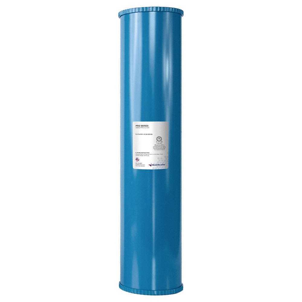RESINTECH AF-20-1042-BB Catalytic Carbon Cartridge,4.5 x 20 in. 44C614