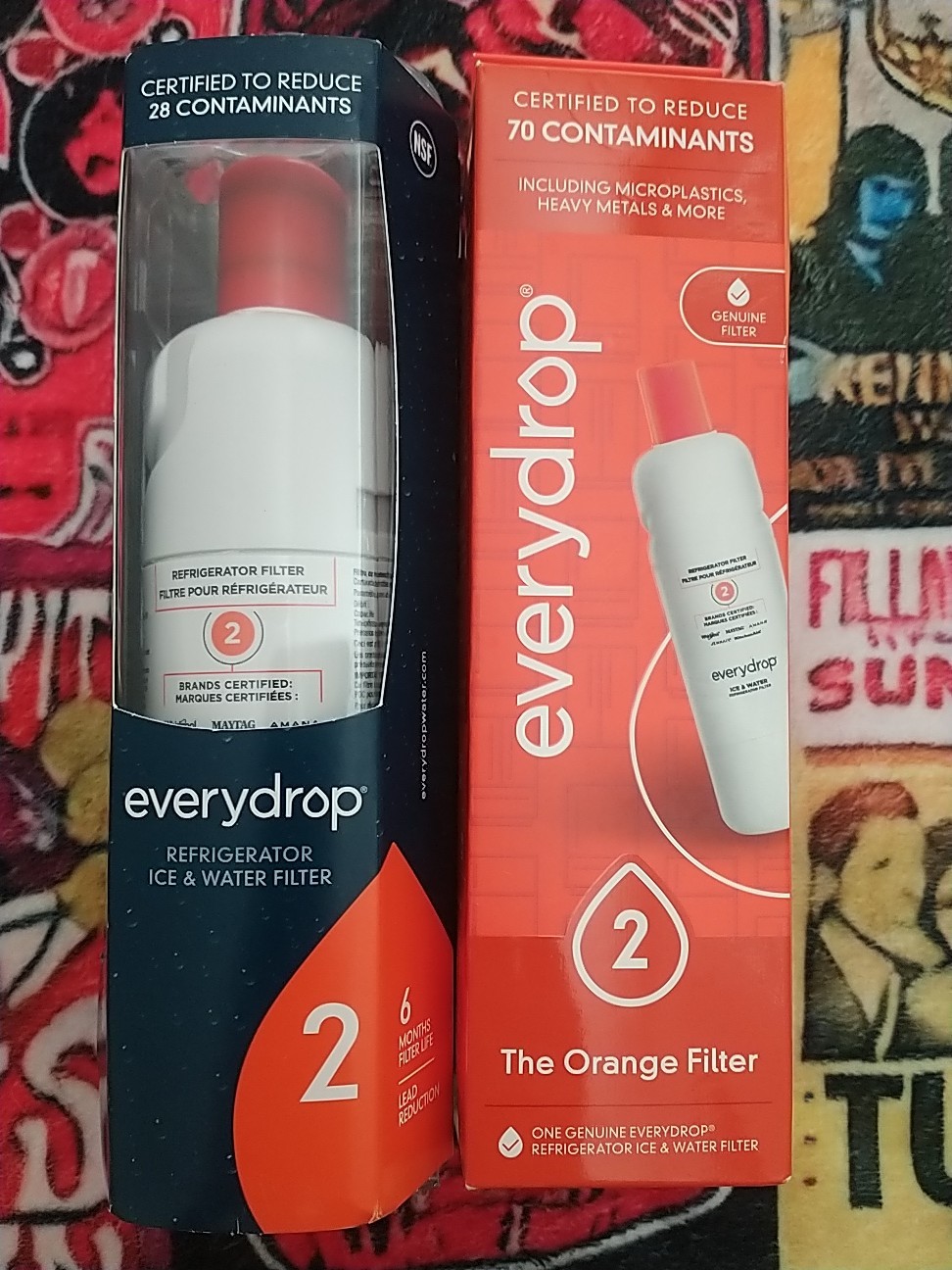 (2x) Everydrop Filter 2 Ice & Water Refrigerator Filter 28 70 Contaminant New