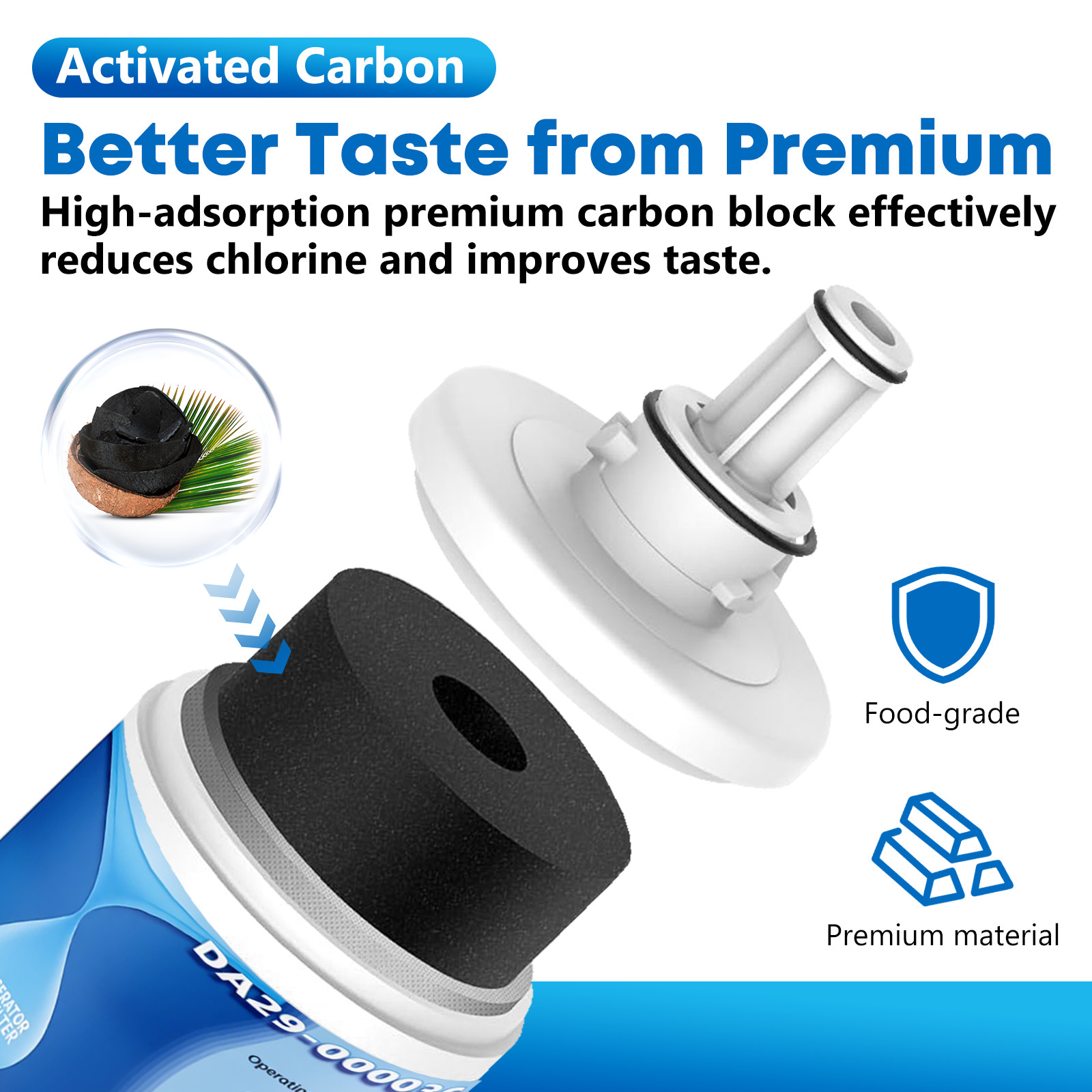 DA29-00003G Refrigerator Water Filter Replacement for Samsung DA29-00003A, Aqua