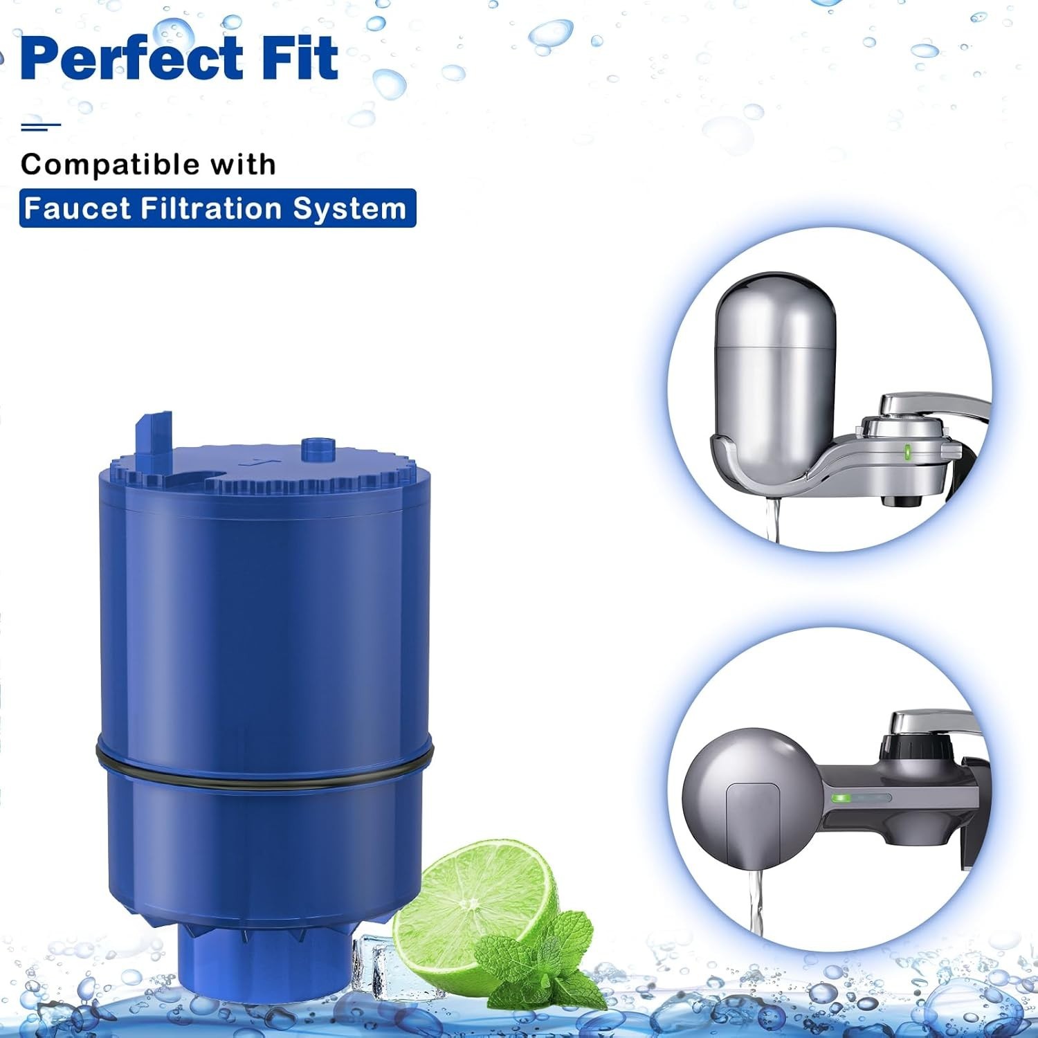 PUR Water Filter Replacement 3-Pack – Reduces 99% Impurities for Healthier Water