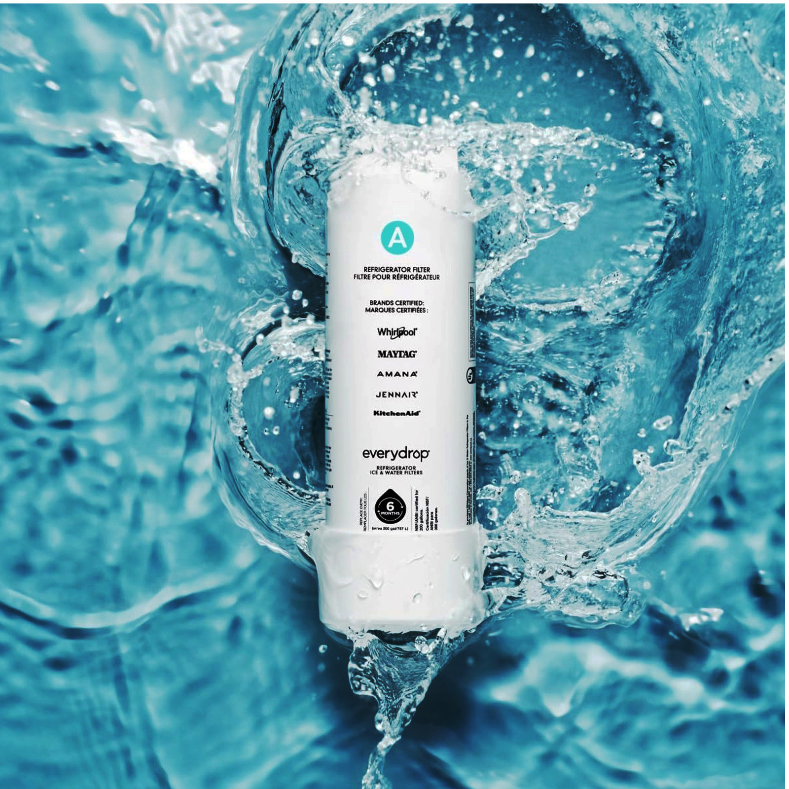EveryDrop Filter A EDRARXD1 Refrigerator Ice & Water Filter Genuine OEM NEW