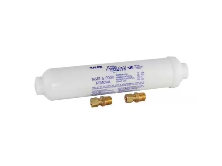 EZ-FLO 60461N In-Line Water Filter for Taste and Odor, 10″ Length, White