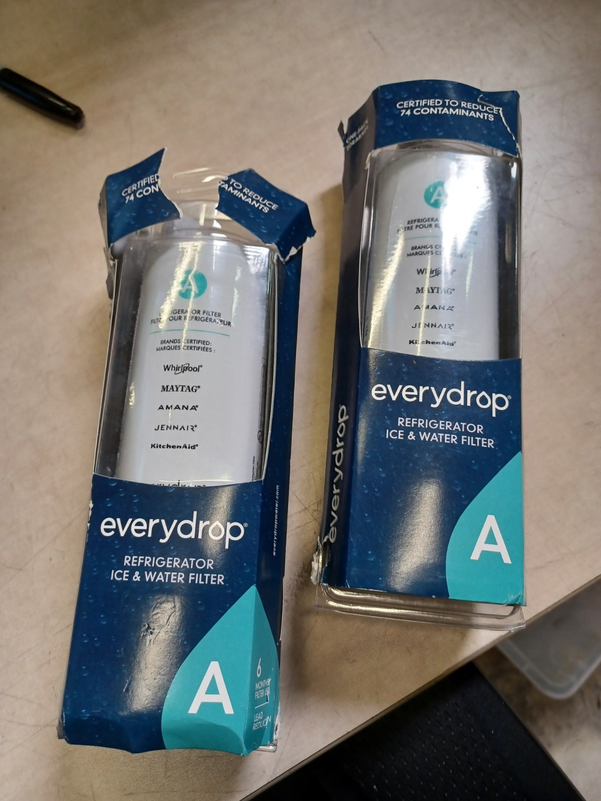Lot Of 2 Everydrop Ice and Water Refrigerator Filter A EDRARXD1 SEALED
