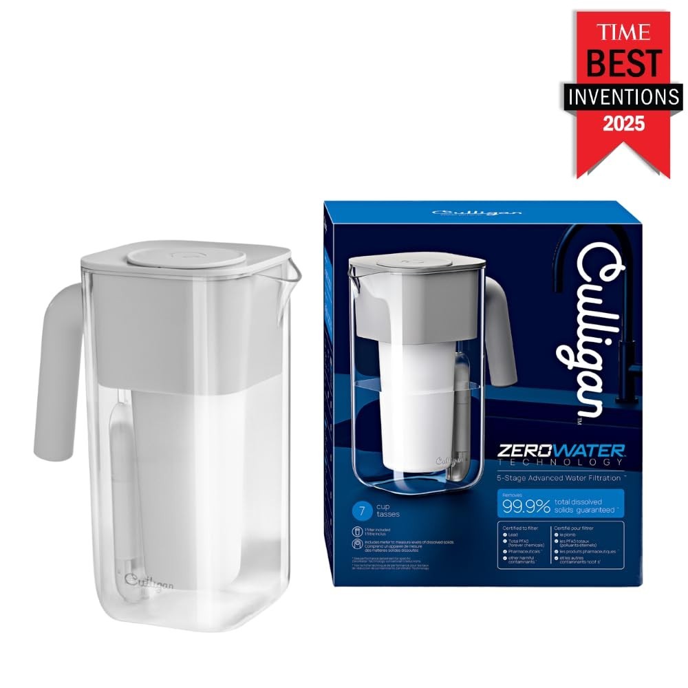 with ZeroWater Technology 8-Cup Water Filter Pitcher – Includes 5-Stage Advan…