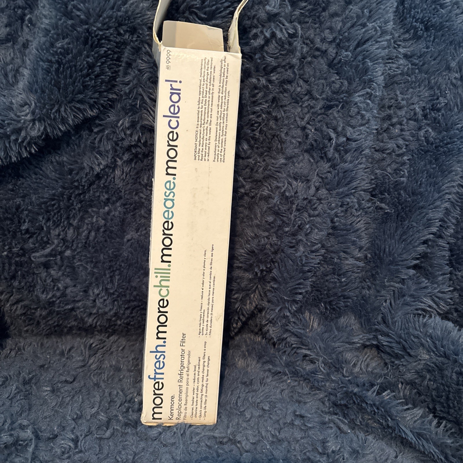 1 Pack Kenmore 46-9999 9999 Replacement Refrigerator Water Filter, White new