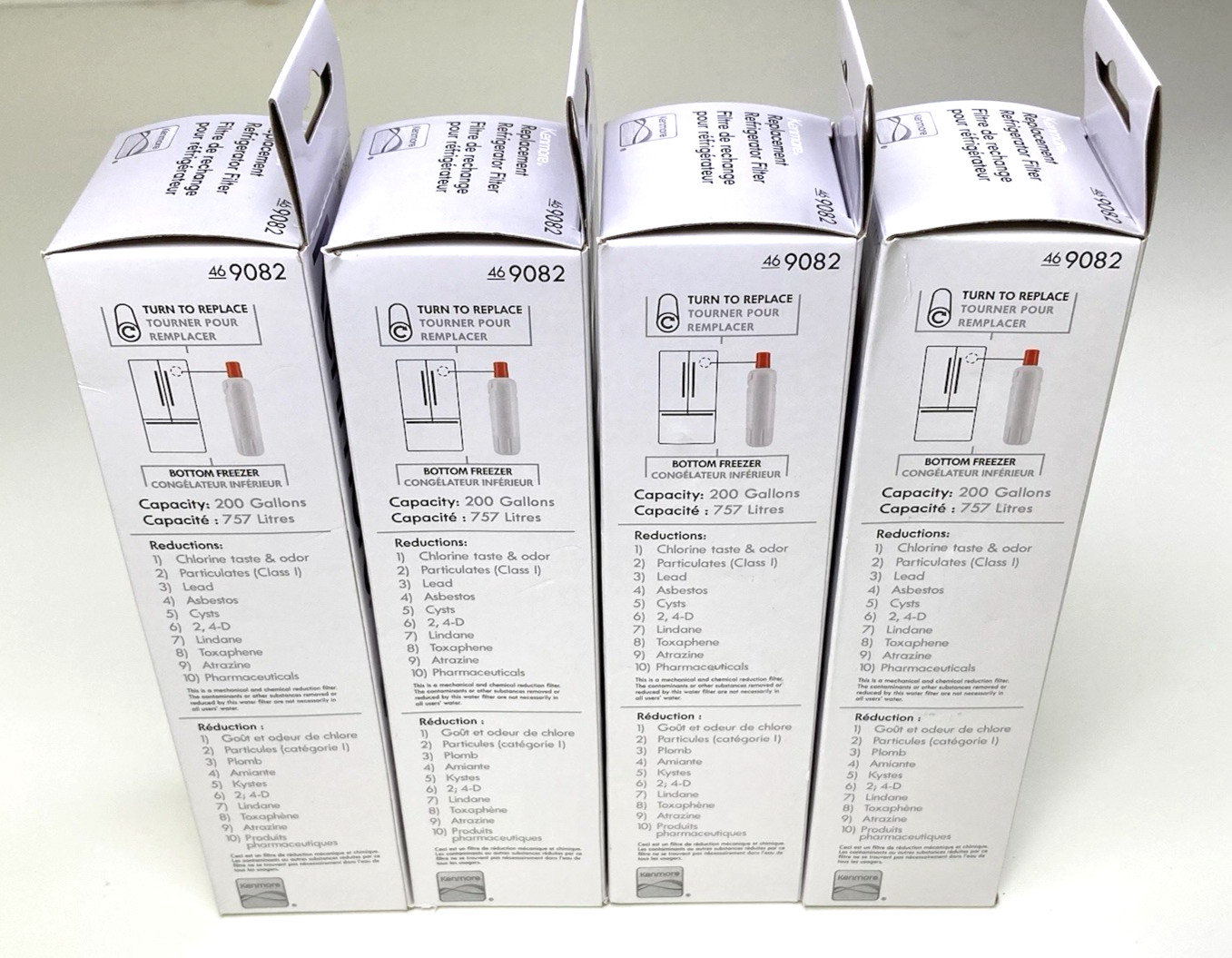 4- New, 9082 Replacement Refrigerator Filter Kenmore 46-9082,46-9903, Free Ship