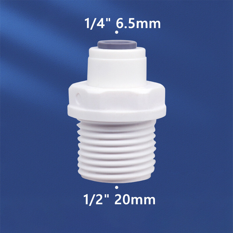 Quick Connect 1/2″ Thread Adapter Elbow Straight RO Unit Water Filter Fittings