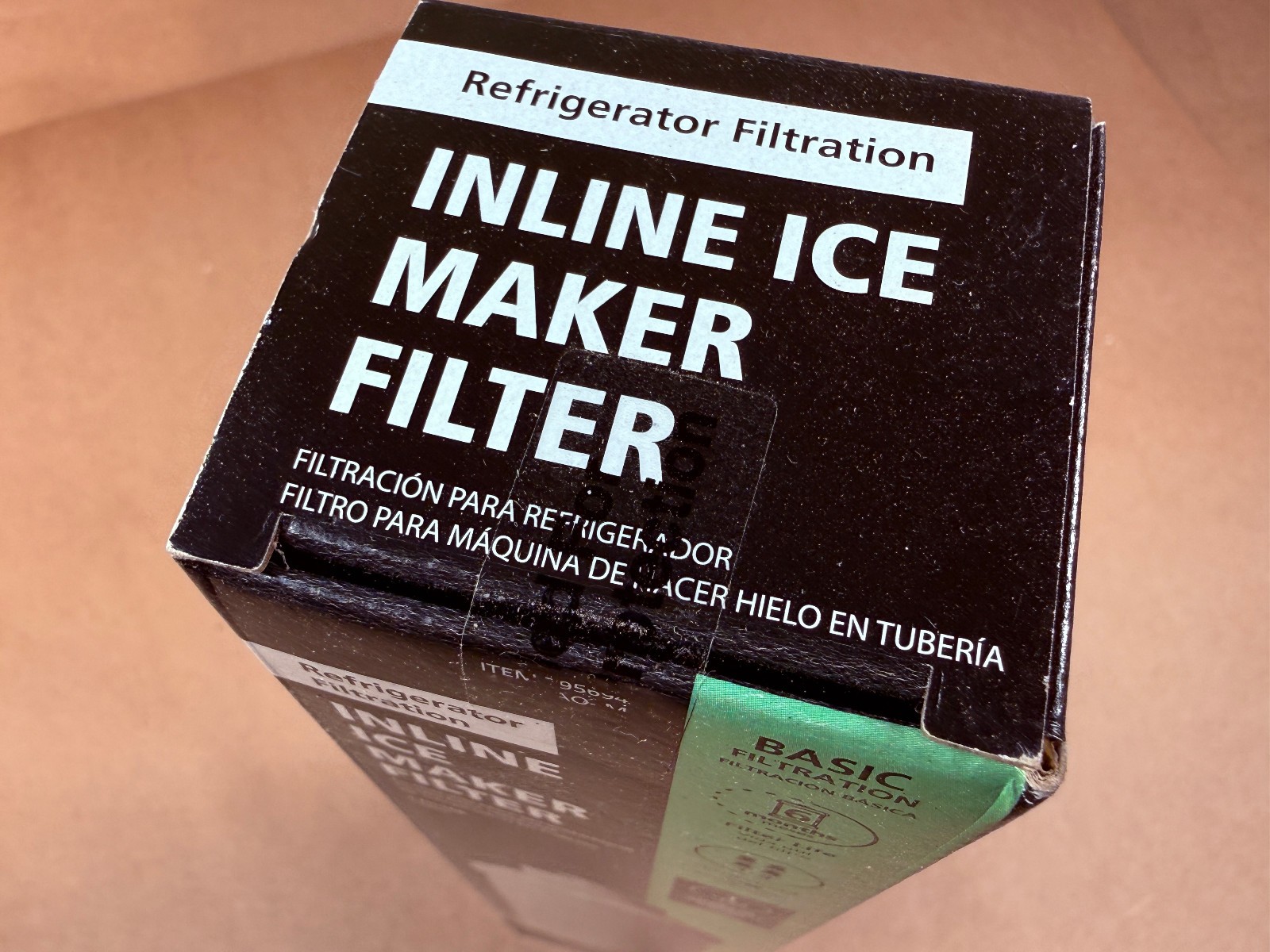 AO Smith Inline Ice Maker Filter Push-In Fitting 2” X 10”; Model #: AO-IM *NEW*