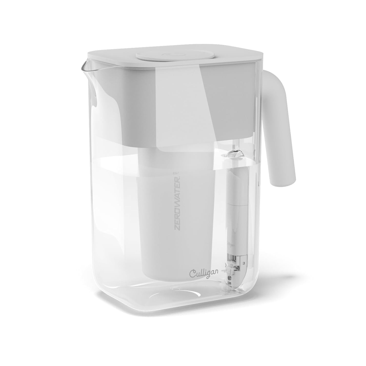 with ZeroWater Technology 12-Cup Water Filter Pitcher – Includes 5-Stage Adva…