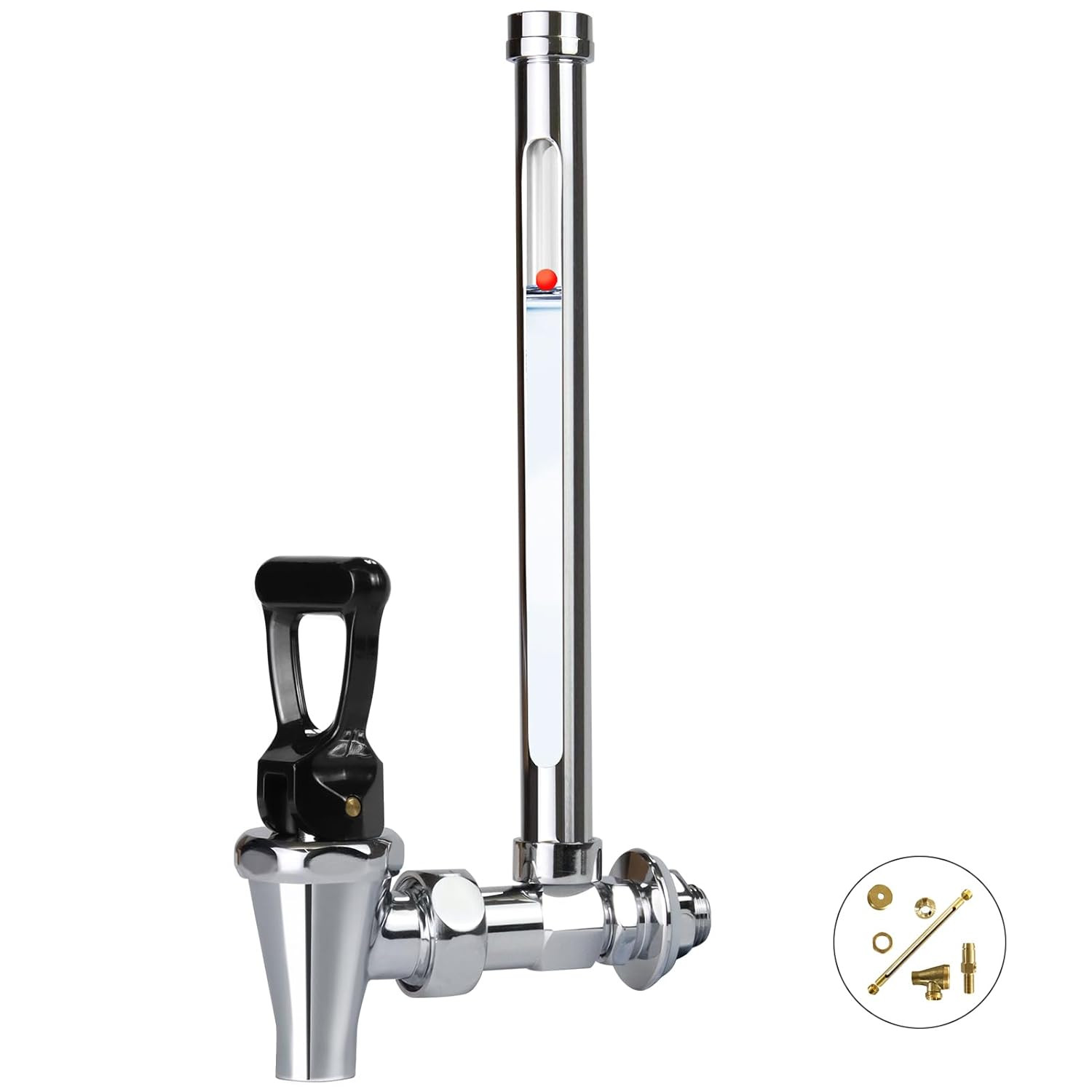 Sight Glass Spigot for Berkey Water Filter Gravity-Fed System,10″Inside Brass Si