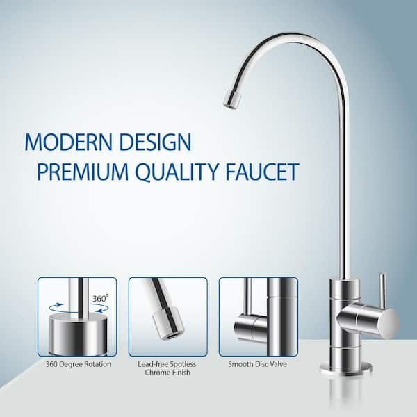 APEC Water Systems Reverse Osmosis 50 GPD Alkaline Water Filtration System