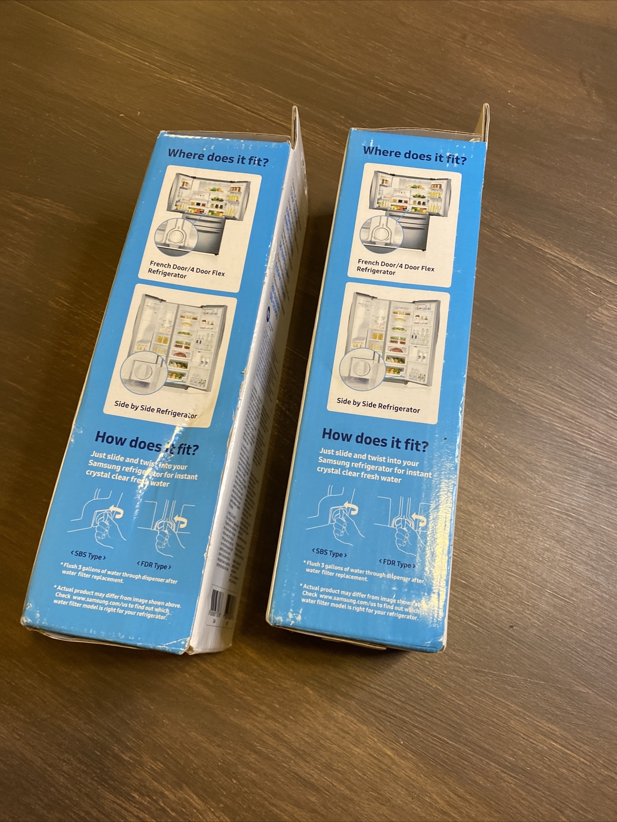 2-Samsung HAF-CIN/EXP Refrigerator Ice/Water Filters Genuine