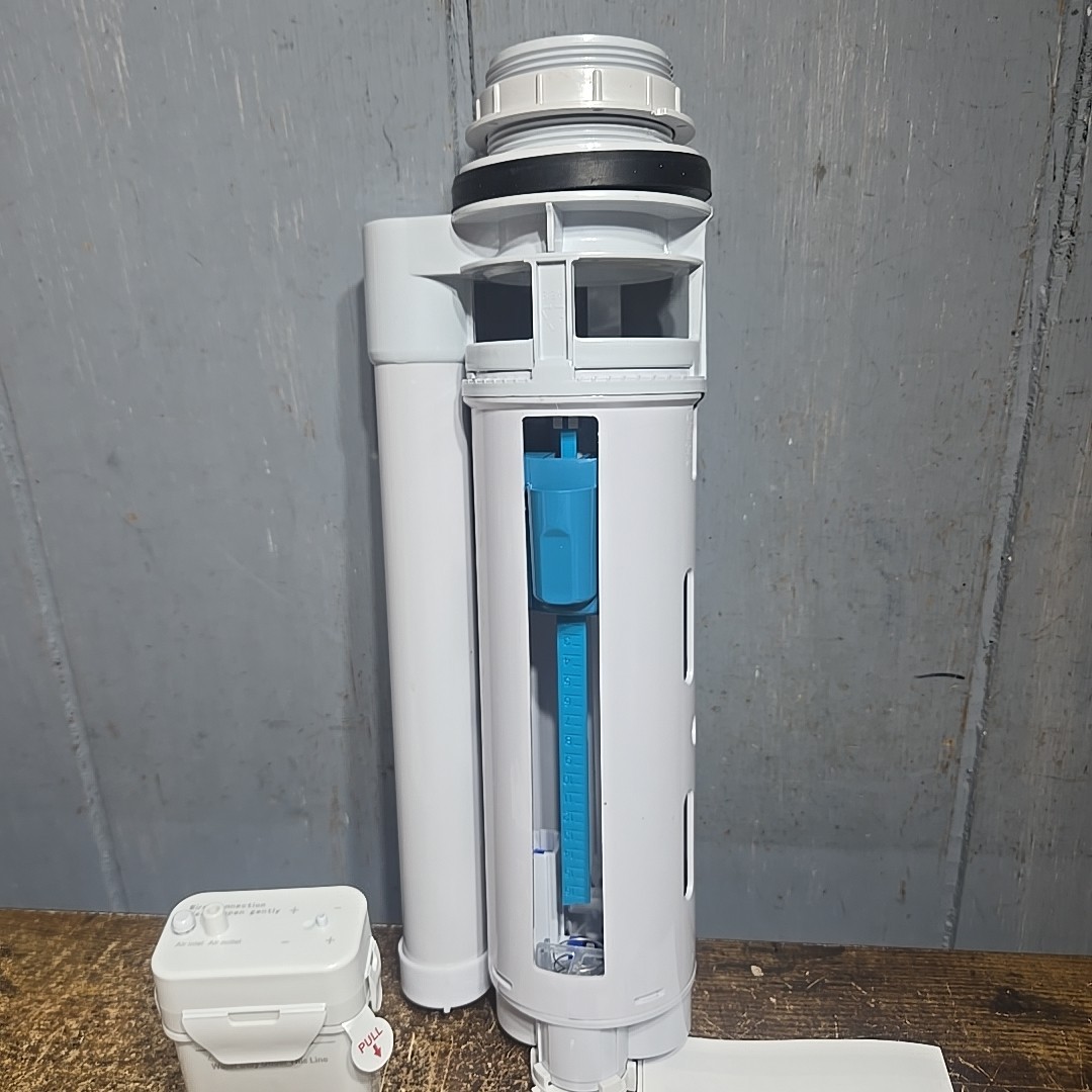 2-Inch Automatic Toilet Flusher – Dual Flush Valve with Button, Repair Kit for 2