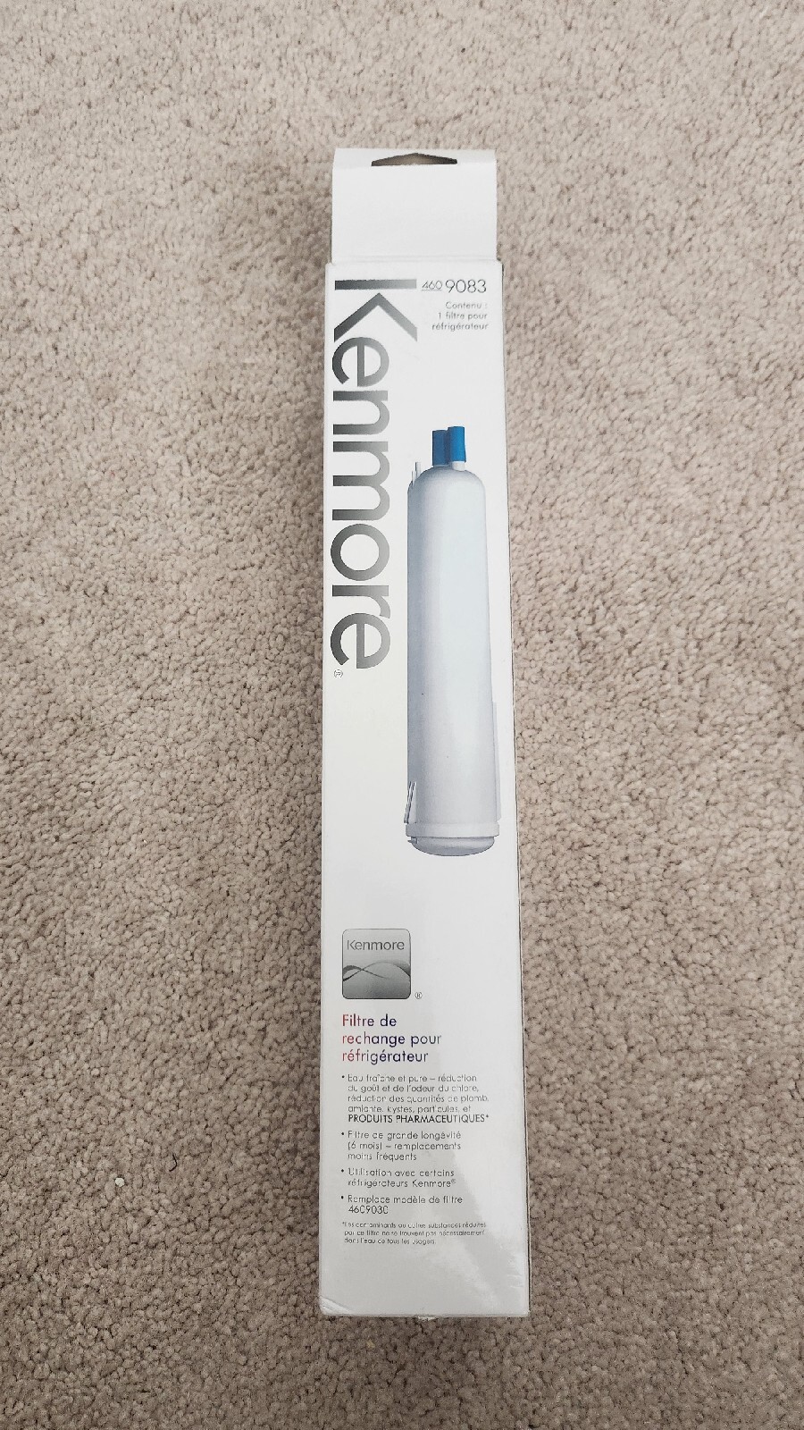 Kenmore 9083 Refrigerator Cartridge Water Filter 469083 9020 9030–1/2/3/4 pack