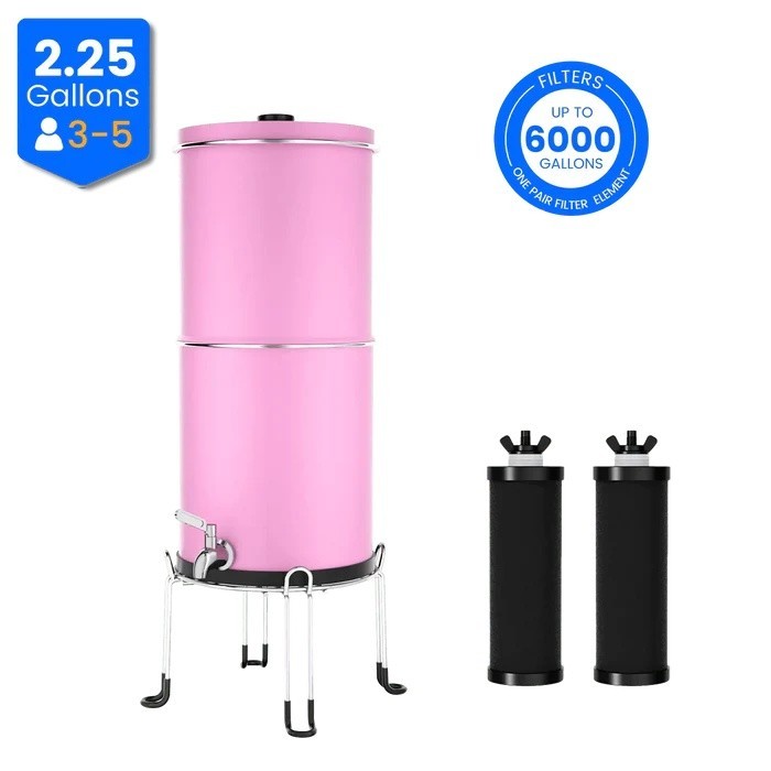 Purewell 2.25 Gallon Gravity Fed Water Filter System-Big Berkley Alternative