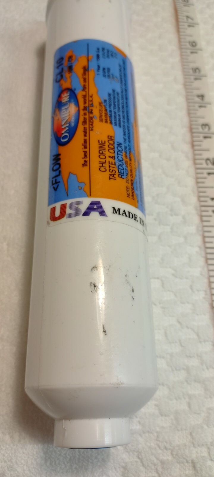 Omnipure In-line Chlorine Taste and Odor filter CL10RO T-33