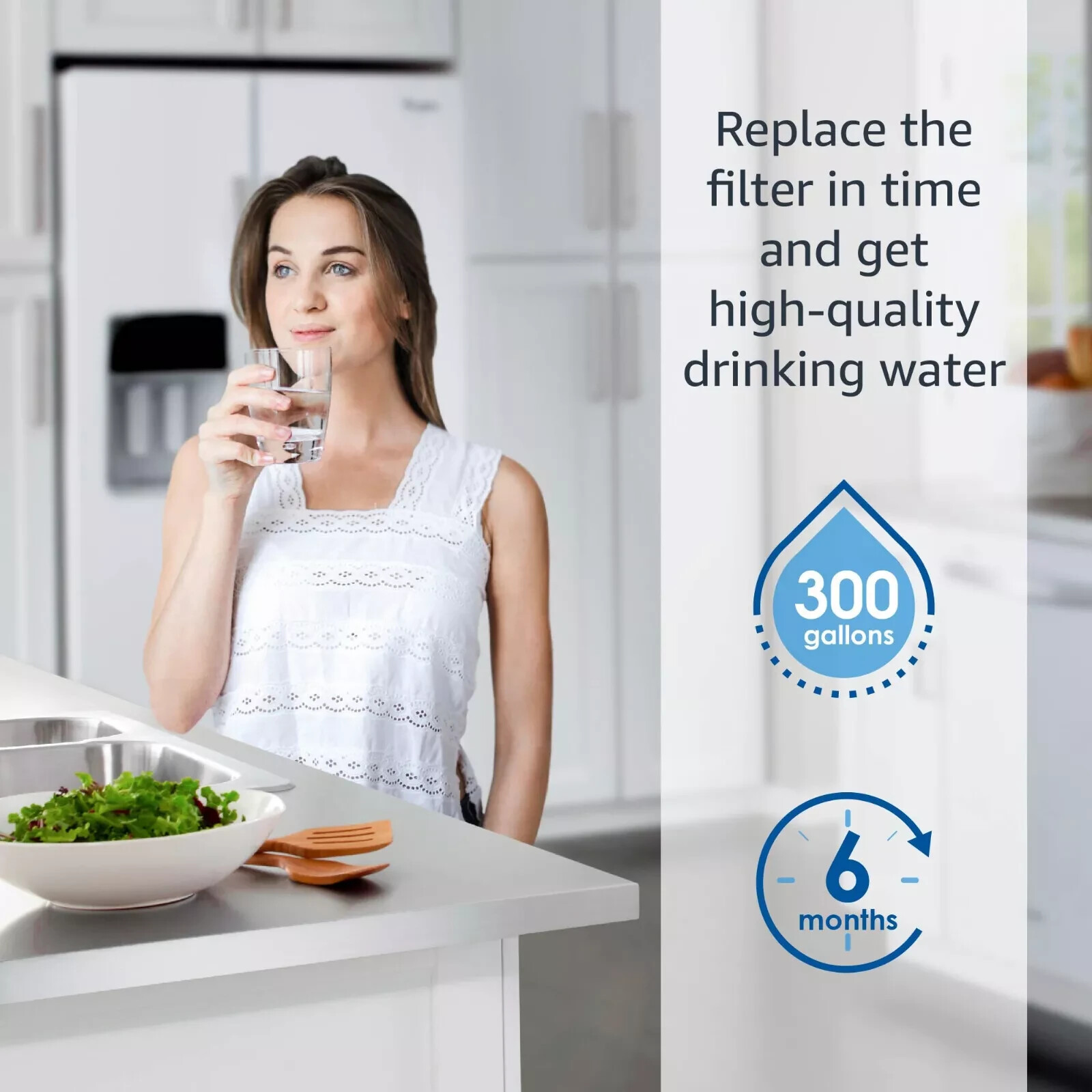 9 new seald Waterdrop DA29-00020B Refrigerator Water Filters for Samsung HAF-CIN