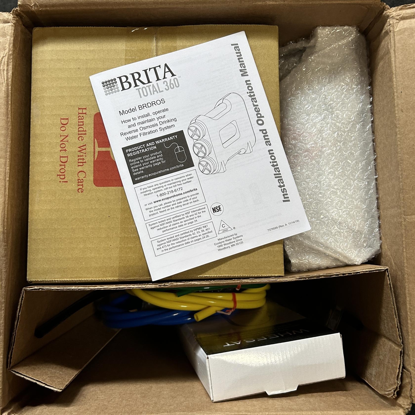 Brita Total360 Undersink Reverse Osmosis Water Filtration System, BRDROS