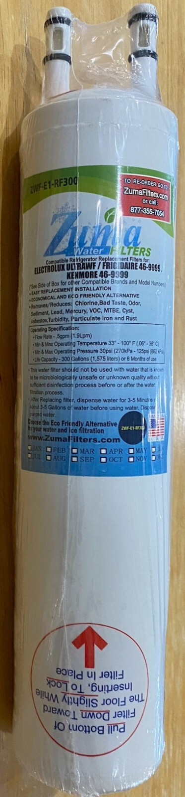 Zuma ~ Kenmore 46-9999 Compatible ~ Refrigerator Water Filter ~ ZWF-E1-RF300