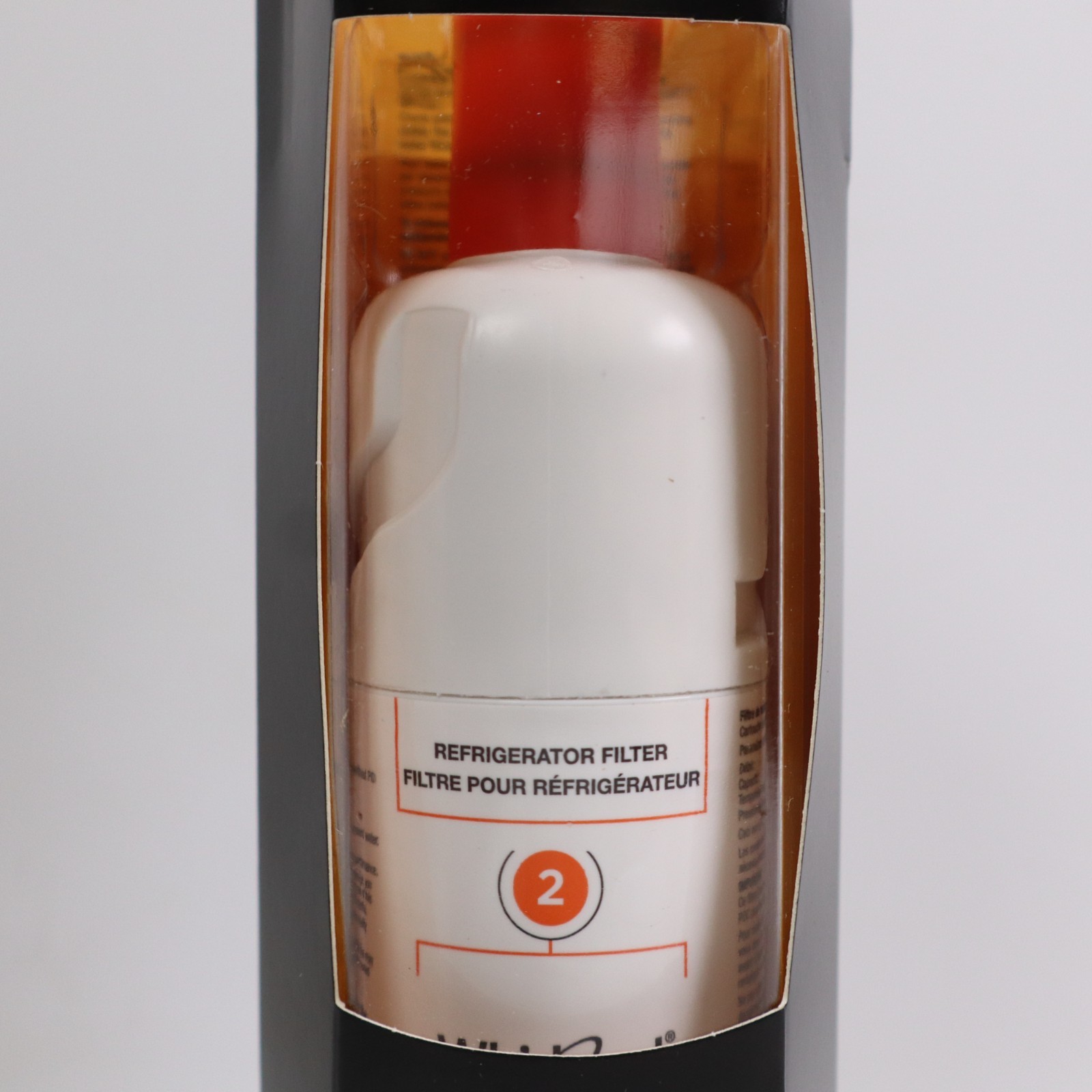 Whirlpool WHR2RXD1 Ice, Orange Refrigerator Water Filter 2-WHR2RXD1 Genuine OEM