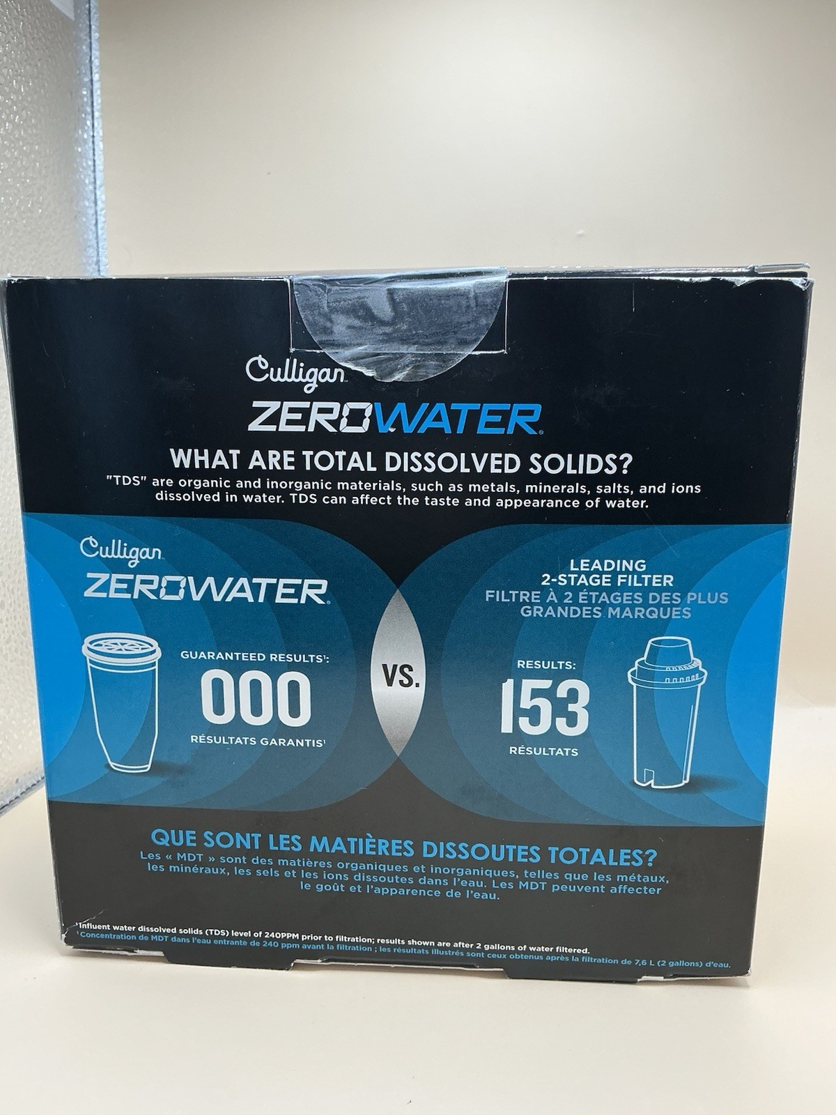 Culligan ZeroWater Replacement Water Filters 2 Packs 5 Stage Advanced Filtration