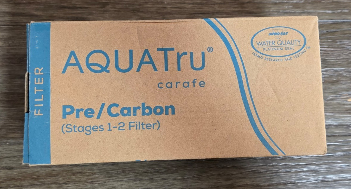 AquaTru Carafe 1-2 Stage Pre/Carbon Filter #10AT100SF01