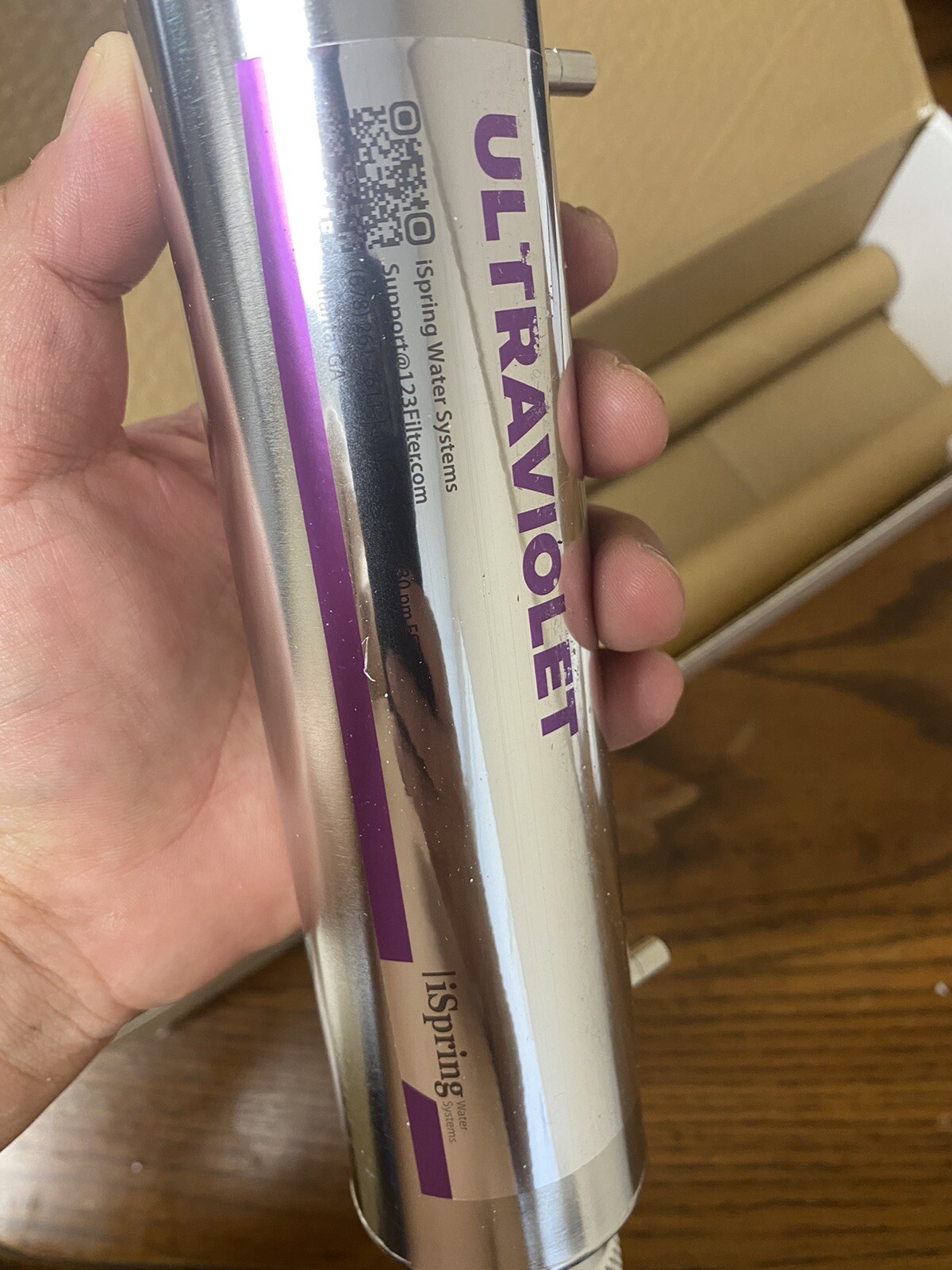 iSpring UVF11A UV Ultraviolet Light Water Filter