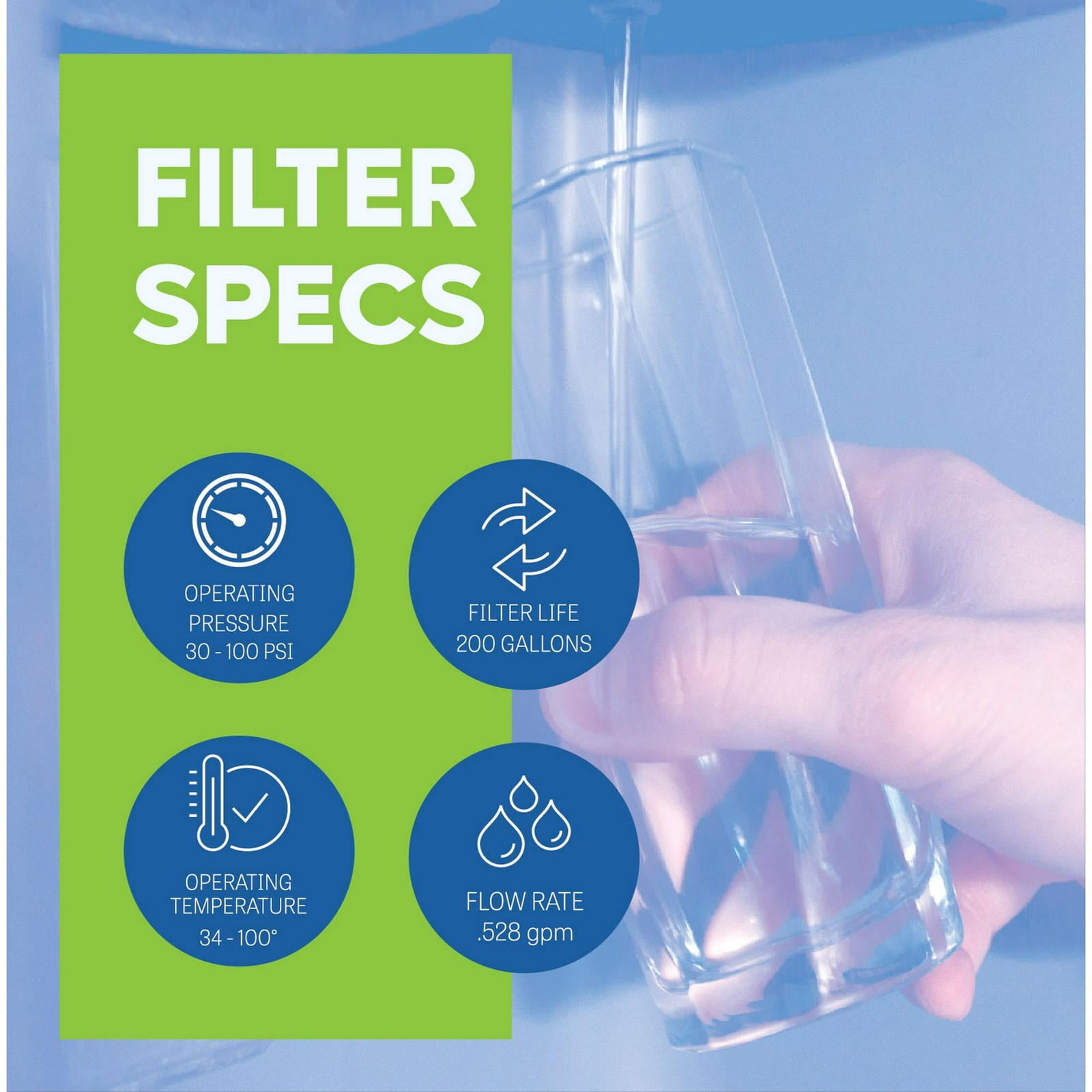 Replacement Refrigerator Water Filter, Compatible with LG LT700P,Kenmore 46-9690