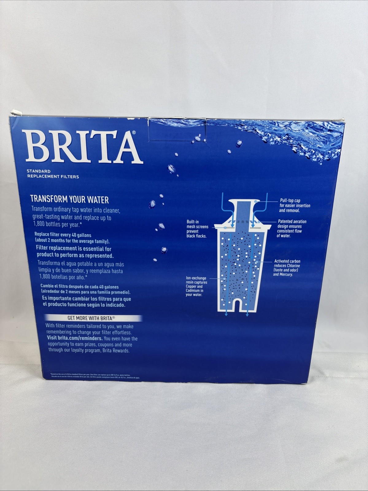 Brita Standard Replacement Water Filters – 10 Pack