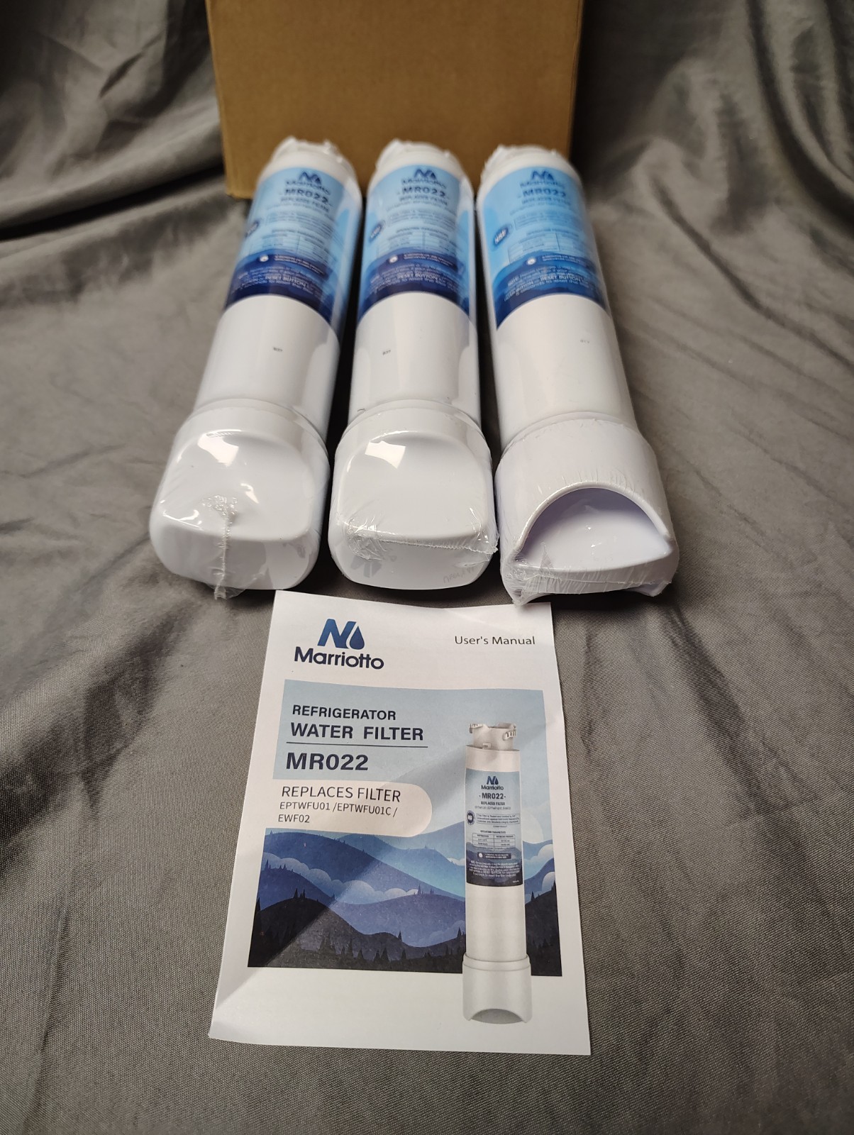 Marriotto MR022 Replacement Water Filter – Pack Of 3 – New Sealed