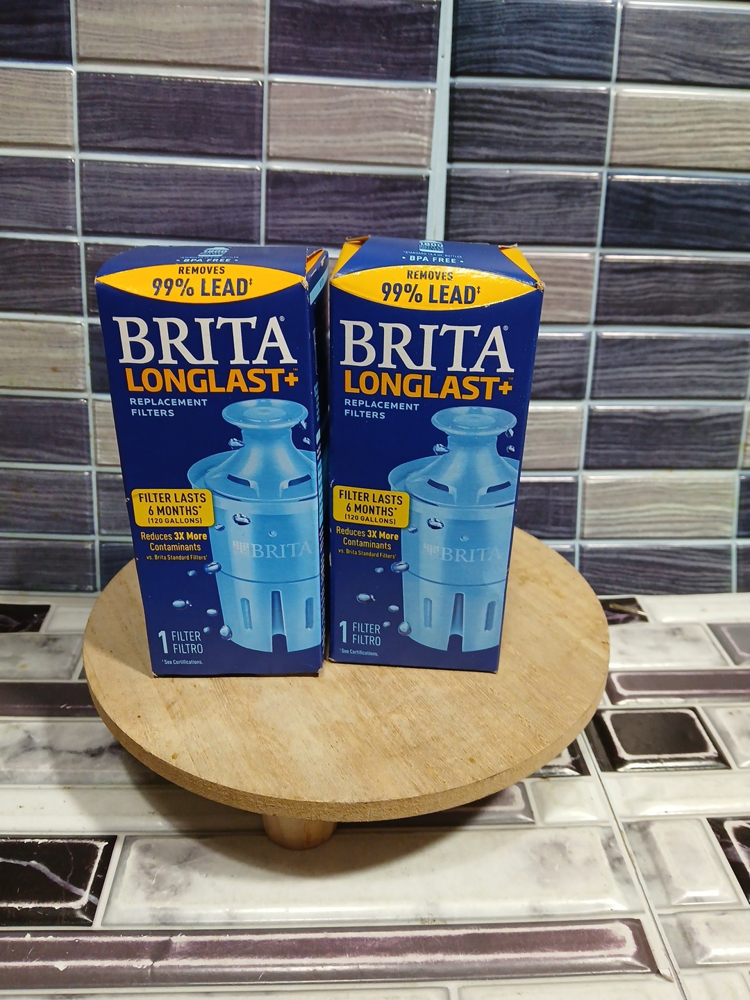 Brita Longlast 6months Replacement Filters for Pitcher – 2 Pack New Sealed