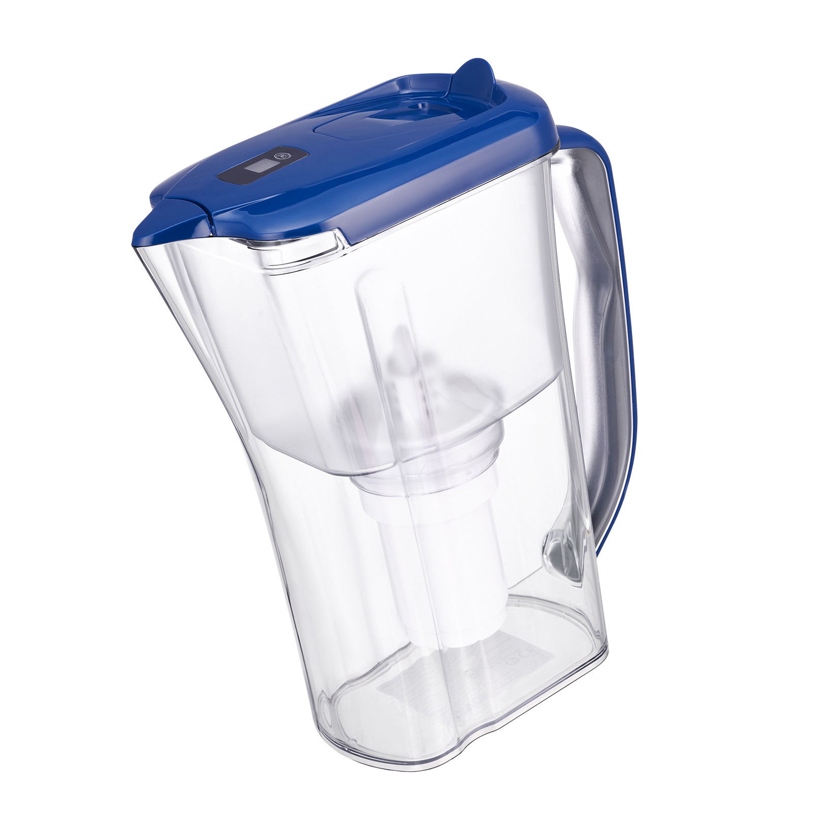 9-Cup Water Filter Pitcher w/5-Stage Filtration, 40 Gal Cap, BPA-Free, Blue