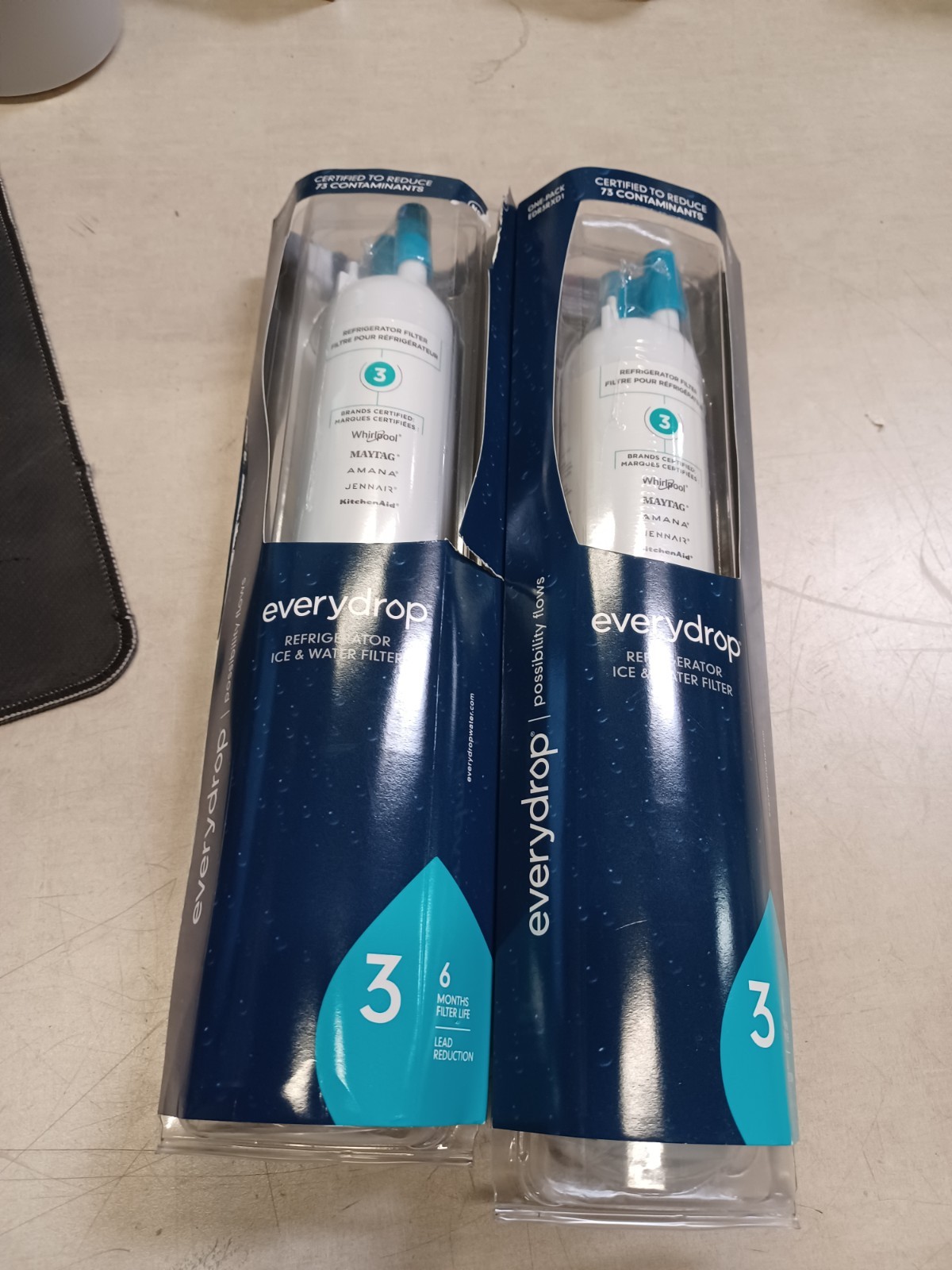 Lot Of 2 EVERYDROP 6 Month ICE & WATER Refrigerator Filter #3