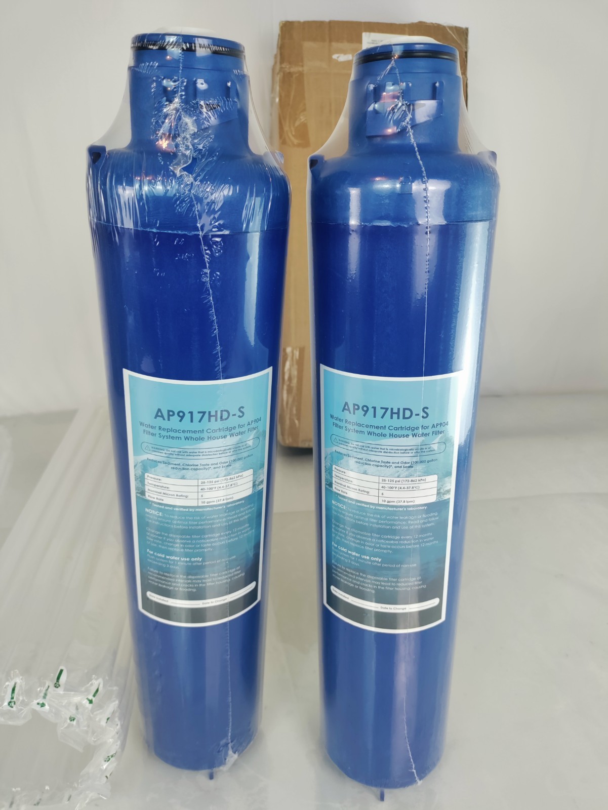 AP917HD-S AP904 Whole House Water Filter 2 Pack 100,000 Gal Sealed