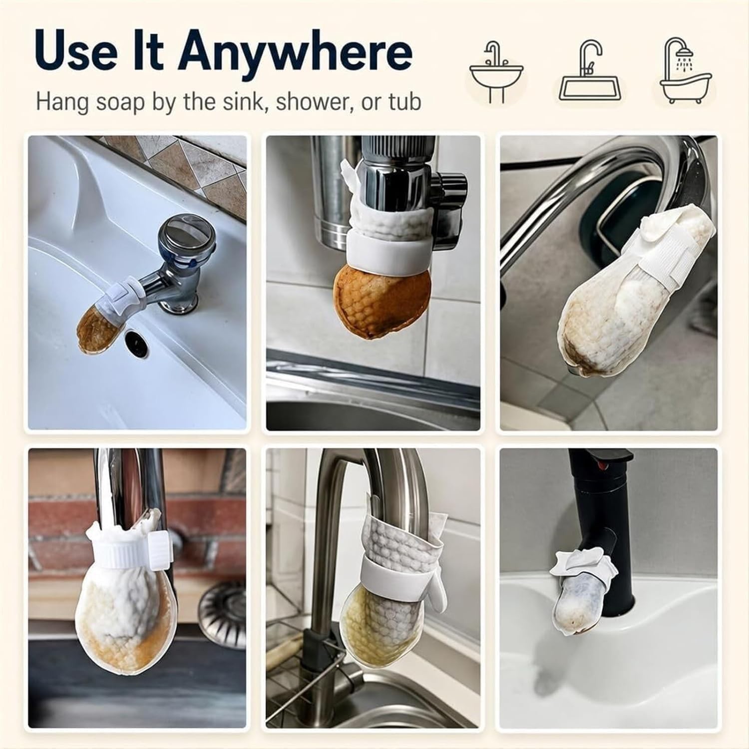 100PCS Cotton Filter Bag For Faucet, DIY Faucet Filter Cotton Bags Water Filters